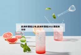 欧洲杯赛程公布,欧洲杯赛程2021赛程表分析