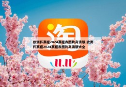 欧洲杯赛程2024赛程表图片高清版,欧洲杯赛程2024赛程表图片高清版大全